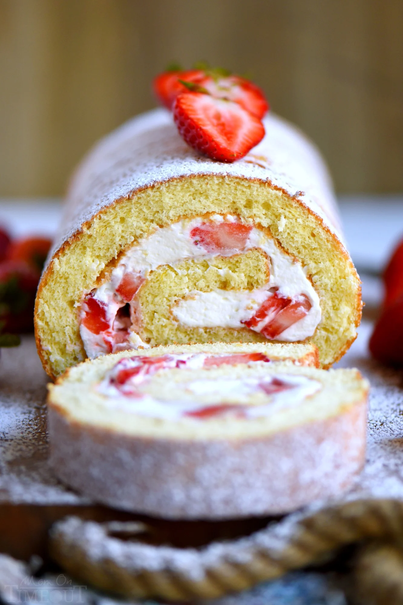Strawberry Roll Cake